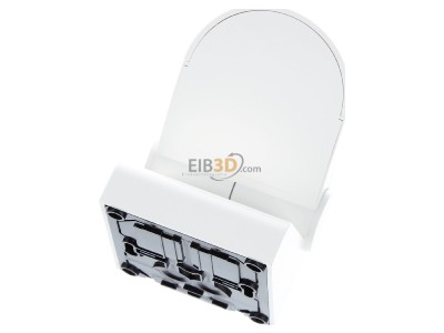Top rear view Hager EE870 EIB, KNX motion sensor complete 220...360 white, 
