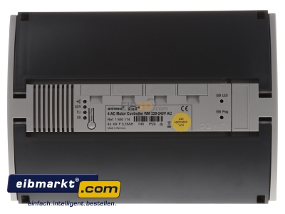 Frontansicht Motorcontroller Animeo EIB KNX 4AC WM220-240VAC 1860114 Somfy 1860114