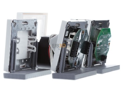 Ansicht rechts Jung NRS LS 0834 WW Notrufset aws kompl.mit Rahmen 