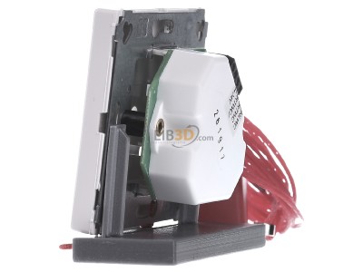 Ansicht rechts Jung NRS LS 0834 ZT WW Zugtaster ohne Rahmen aws Schraubbefestigung 