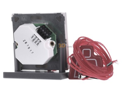 Ansicht hinten Jung NRS LS 0834 ZT WW Zugtaster ohne Rahmen aws Schraubbefestigung 