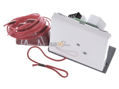 Ansicht oben vorne Jung NRS LS 0834 ZT WW Zugtaster ohne Rahmen aws Schraubbefestigung 
