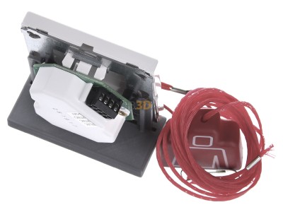 Ansicht oben hinten Jung NRS LS 0834 ZT WW Zugtaster ohne Rahmen aws Schraubbefestigung 