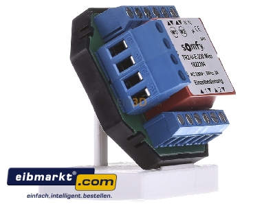 Ansicht links Somfy TR2-U-E-230 mini Trennrelais UP f. zwei Antriebe 