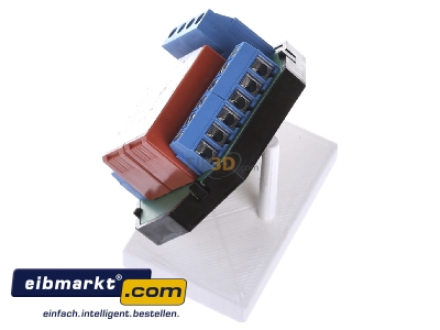 Ansicht oben rechts Somfy TR2-U-E-230 mini Trennrelais UP f. zwei Antriebe 