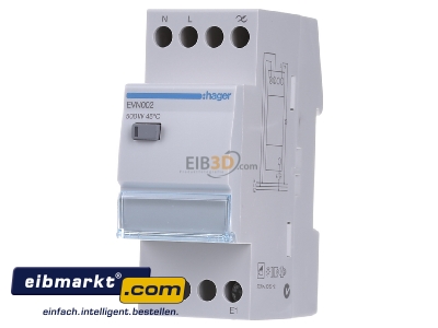 Frontansicht Hager EVN002 Ferndimmer universal 500W 