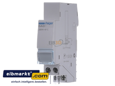 Front view Hager EVN011 Dimmer modular distributor 320VA
