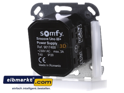 Back view Somfy 1811204 Electronic motor control device - 
