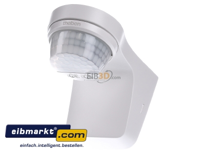 Front view Theben theLuxa S180 WH Motion sensor complete 0...180Â° white

