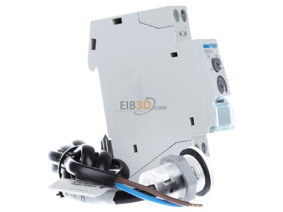 View on the left Hager EEN101 DIN rail- 
