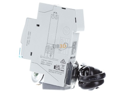 View on the right Hager EEN101 DIN rail- 
