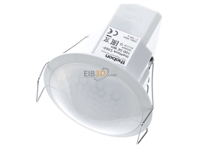 Ansicht oben vorne Theben theMovaS360-100DE WH Bewegungsmelder ws,360Grad max.8m DE 