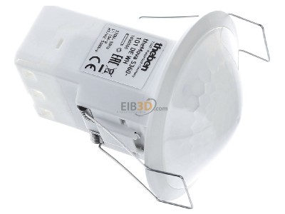 Ansicht oben links Theben theMovaS360-101DE WH Bewegungsmelder ws,360Grad max.8m DE 