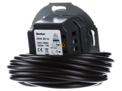 Ansicht hinten Berker 20342079 Fubodentemperaturregler polarwei 