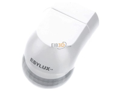 View up front ESYLUX MD 180 Basic wei Motion sensor complete white 
