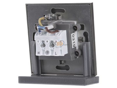 Ansicht hinten Hera 20202720208 LED-Wall F ww edelstahloptik 