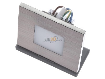 Ansicht oben vorne Hera 20202720208 LED-Wall F ww edelstahloptik 