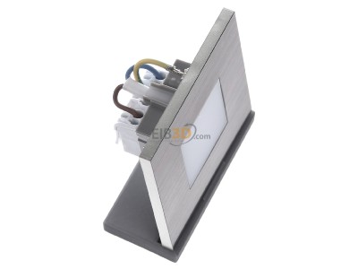 Ansicht oben links Hera 20202720208 LED-Wall F ww edelstahloptik 