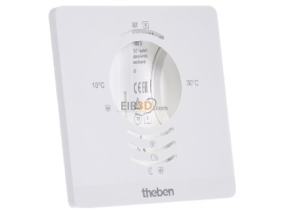 View on the left Theben RAMSES 718 P KNX EIB, KNX room thermostat, 
