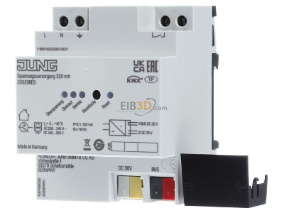 Frontansicht Jung 20320 REG Spannungsversorgung 320mA, KNX 