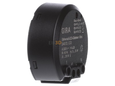 Ansicht links Gira 244000 Uni-LED-Dimmer Mini 