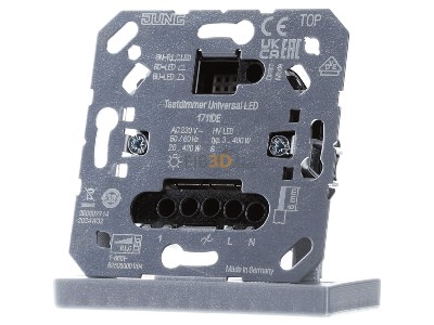 Frontansicht Jung 1711 DE LED-Tastdimmer Universal 