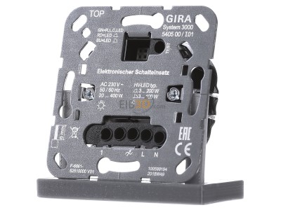 Frontansicht Gira 540500 Schalteinsatz 