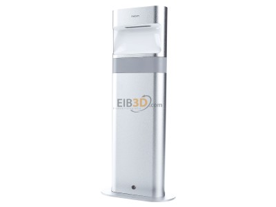 Front view Theben theLeda D BL AL Luminaire bollard LED not exchangeable 
