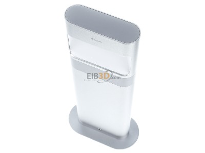 View up front Theben theLeda D BL AL Luminaire bollard LED not exchangeable 
