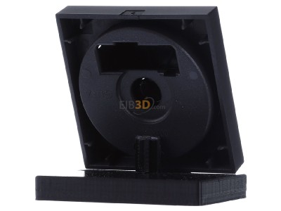 Ansicht hinten Gira 0650005 Abdeckung sw Knopf Dimmer+Poti 
