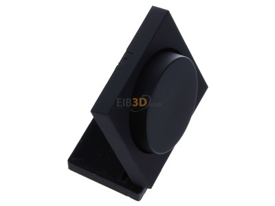 Ansicht oben links Gira 0650005 Abdeckung sw Knopf Dimmer+Poti 