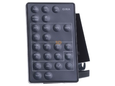 Ansicht links Gira 2366005 Bewegungsmelder aktiv m.Fernbedienung 