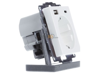 Ansicht links Gira 245927 USB-Spannungsversorgung 1xTypA, 1xTypC DC5V 