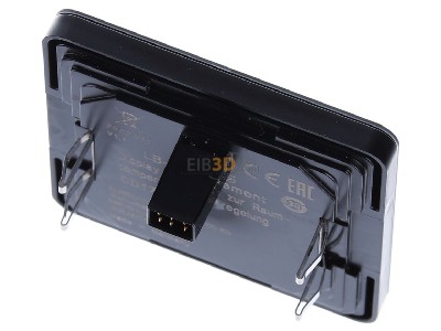 Ansicht oben hinten Jung CD 1790 D SW Display Standard Serie CD, schwarz 