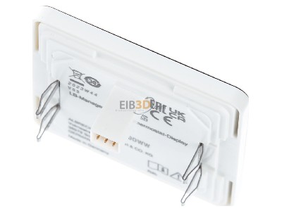 Ansicht oben hinten Jung CD 1790 D WW Display Standard Serie CD, alpinwei 