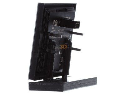 Ansicht rechts Jung LS 1790 D SW Display Standard Serie LS, schwarz 