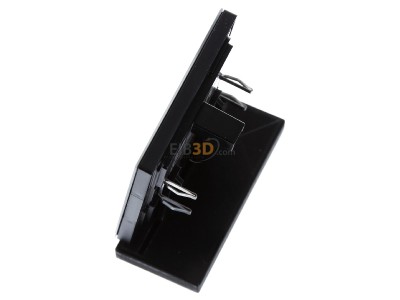 Ansicht oben rechts Jung LS 1790 D SW Display Standard Serie LS, schwarz 