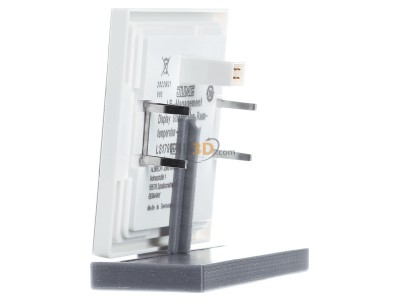 Ansicht rechts Jung LS 1790 D WW Display Standard Serie LS, alpinwei 