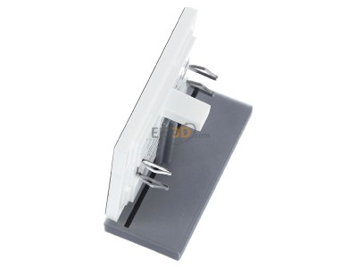 Ansicht oben rechts Jung LS 1790 D WW Display Standard Serie LS, alpinwei 