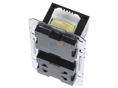 View up front Jung SO 7522 EINS Razor socket outlet flush mounted 
