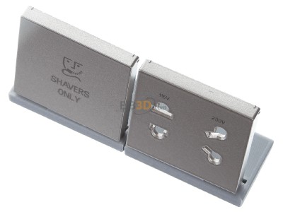 Ansicht oben vorne Jung SO A 7522 CH PL Abdeckung 2fach Serie A, champagner 