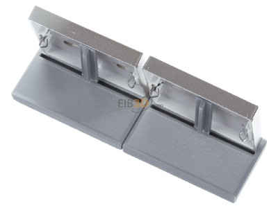 Ansicht oben hinten Jung SO A 7522 CH PL Abdeckung 2fach Serie A, champagner 