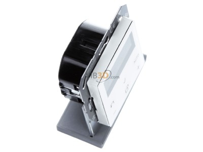 Ansicht oben links Jung TR D A 1790 WW Raumtemperaturregler mit Display Standard 