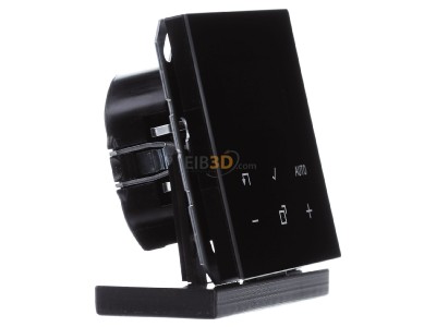 Ansicht links Jung TR D LS 1790 SW Raumtemperaturregler mit Display Standard 