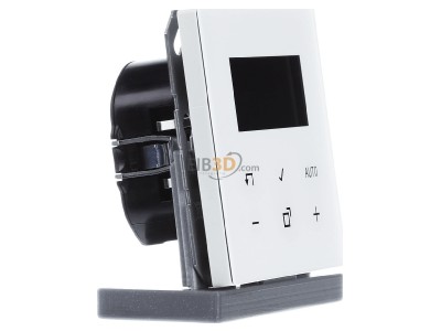 Ansicht links Jung TR D LS 1790 WW Raumtemperaturregler mit Display Standard 