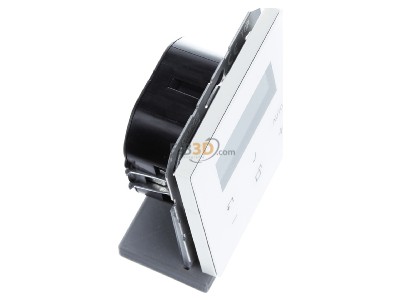 Ansicht oben links Jung TR D LS 1790 WW Raumtemperaturregler mit Display Standard 