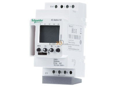 Frontansicht Schneider Electric CCT15225 D�mmerungsschalter IC Astro, Bluetooth 