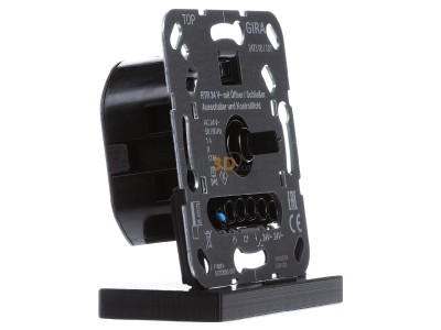 Ansicht links Gira 247300 Raumtemperaturregler 24V ff./Schlie. 