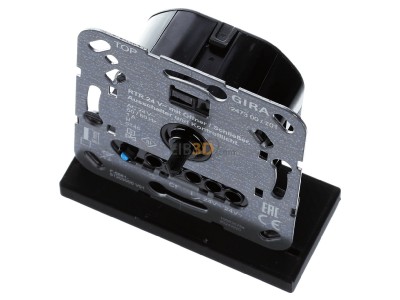 Ansicht oben vorne Gira 247300 Raumtemperaturregler 24V ff./Schlie. 