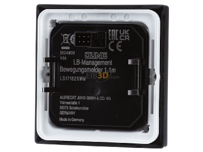 Back view Jung LS 17182 SWM Movement sensor 30m 
